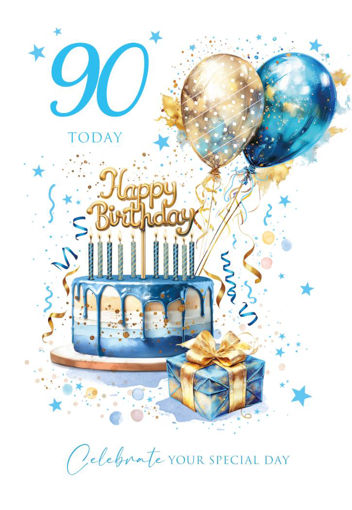 Picture of 90TH BIRTHDAY CARD